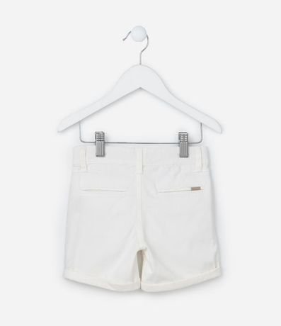 Bermuda Infantil con Bolsillo Cuchilla y Bajo Plegado - Talle 1 a 5 años 2