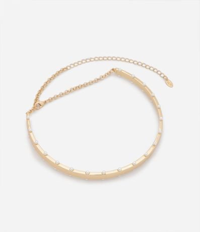 Choker Rígida con Perlas Pequeñas 2