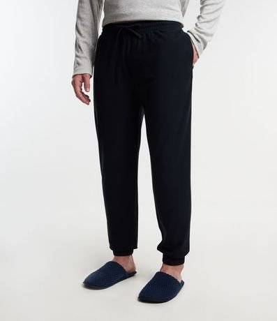 Pantalón de Pijama con Cintura y Barra con Ajuste