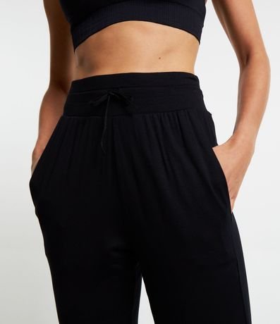 Pantalón Deportivo Jogger en Viscosa con Lazo 4