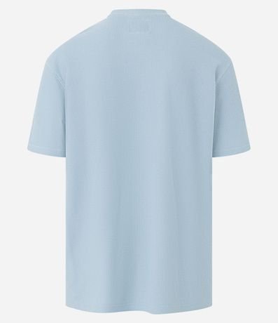 Remera en Algodón con Textura Chevron 6