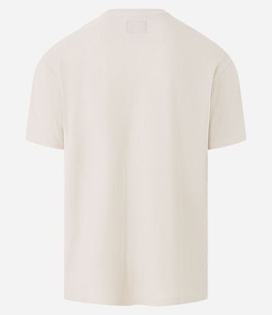 Remera en Algodón con Textura Chevron 7