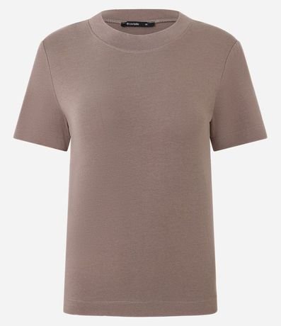 Blusa en Rib con Cuello Redondo 6