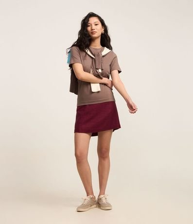 Blusa en Rib con Cuello Redondo 2