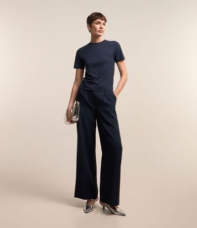 Blusa en Rib con Cuello Redondo 3