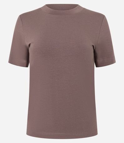 Blusa en Rib con Cuello Redondo 5