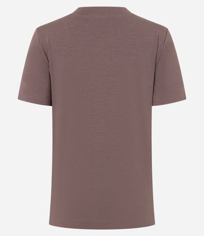 Blusa en Rib con Cuello Redondo 6