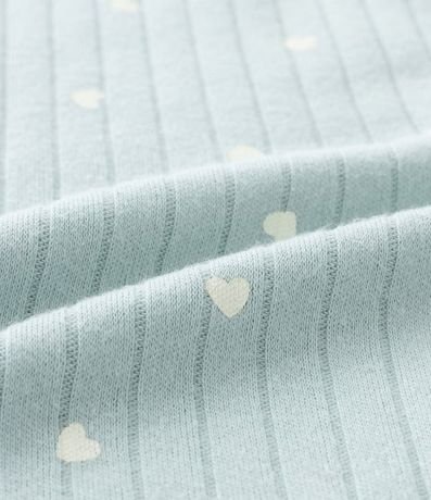 Body Largo Infantil con Estampado de Corazones - Talle 0 a 18 meses 3