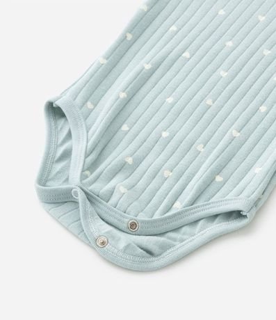 Body Largo Infantil con Estampado de Corazones - Talle 0 a 18 meses 5