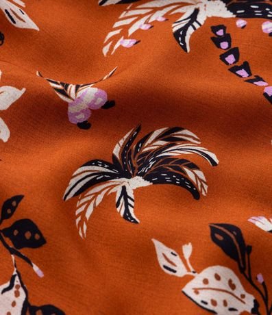 Vestido Corto en Viscosa con Mangas Abullonadas y Estampa Leopardo Curve & Plus Size 7