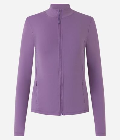 Campera Deportiva en Poliamida con Bolsillos y Cuello Alto 6