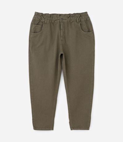 Pantalón Clochard en Sarga con Bolsillos Curve & Plus Size 5