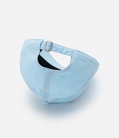 Gorra Ala Curva en Sarga con Bordado NY 4