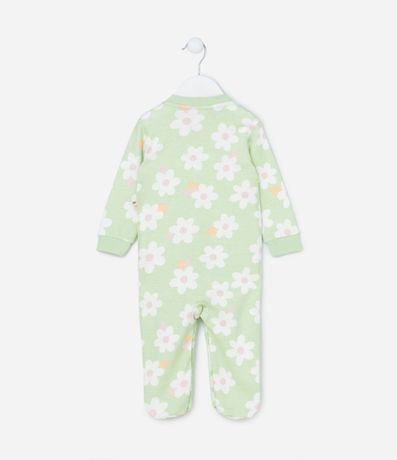 Mono Infantil en Suedine con Estampa Floral - Talle 0 a 18 meses 3