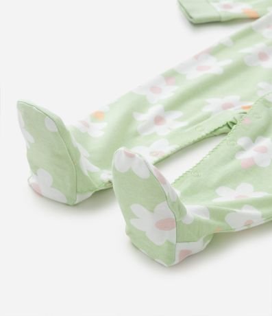 Mono Infantil en Suedine con Estampa Floral - Talle 0 a 18 meses 6