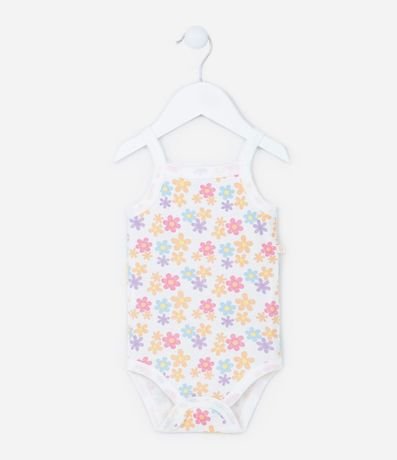 Kit 02 Bodies en Suedine Estampado con Breteles Finos - Talle 0 a 18 meses 2