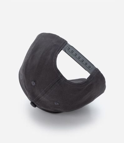 Gorra Ala Curva de Algodón Bordado New York 4