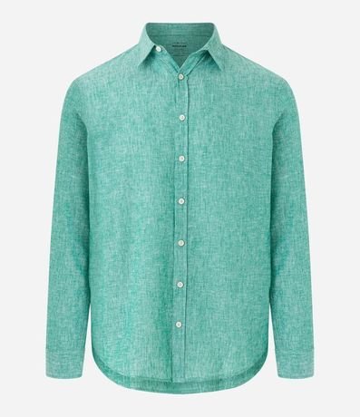 Camisa Comfort Básica en Lino 5