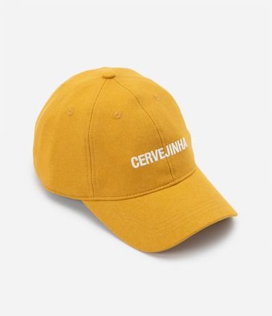 Gorra en Sarga con Ala Curva y Bordado Cervejinha 2