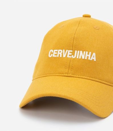 Gorra en Sarga con Ala Curva y Bordado Cervejinha 5