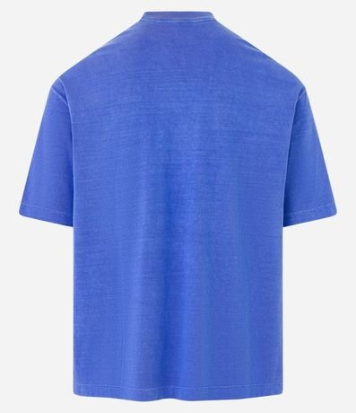 Remera Boxy en Algodón Desteñido con Cuello Alto 6