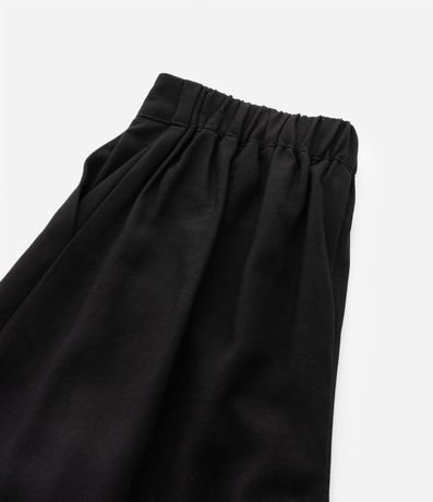 Pantalón Wide Leg Infantil en Viscosa con Pliegues - Talle 5 a 14 años 5