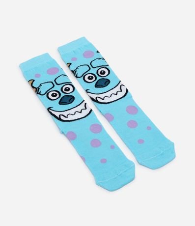 Media Caña Larga en Algodón Estampa Sulley Monsters Inc 2
