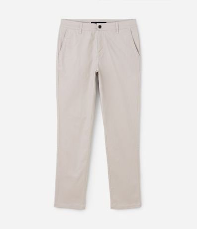 Pantalón Slim en Sarga Sastrería con Bolsillos 6