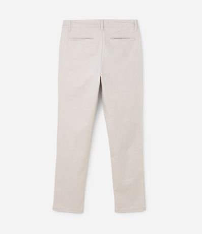 Pantalón Slim en Sarga Sastrería con Bolsillos 7