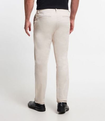 Pantalón Slim en Sarga Sastrería con Bolsillos 5