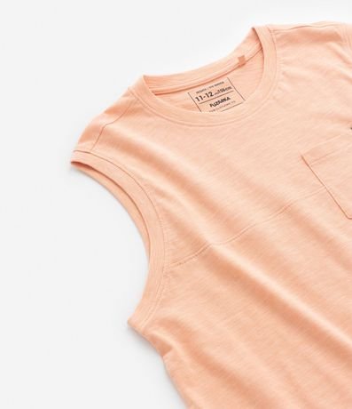 Musculosa Infantil en Flamé con Bolsillo - Talle 5 a 14 años 6