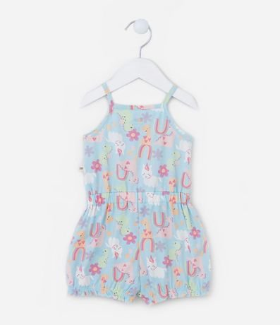 Enterito Infantil con Estampa Unicornios y Arcoíris - Talle 0  a 18 meses 2