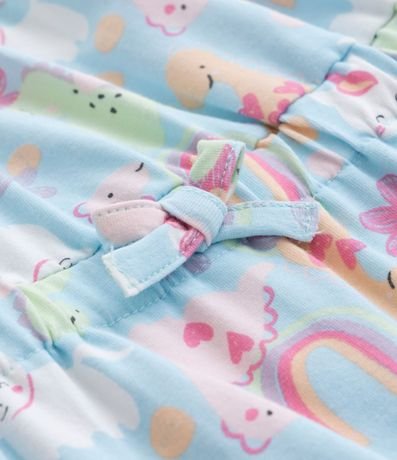 Enterito Infantil con Estampa Unicornios y Arcoíris - Talle 0  a 18 meses 3
