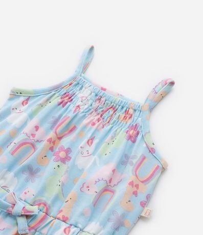 Enterito Infantil con Estampa Unicornios y Arcoíris - Talle 0  a 18 meses 4