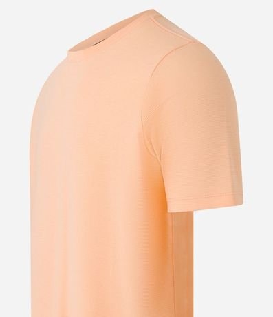 Remera Slim en Algodón con Textura Acanalada 6