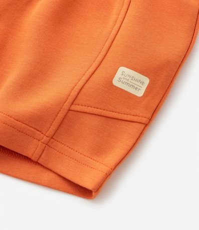 Bermuda Infantil en Microfibra con Recortes y Lazo - Talle 1 a 5 años 4