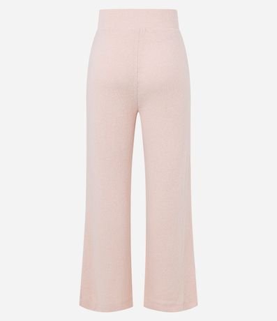 Pantalón Recto en Rib con Cintura Elástica y Texturas 9