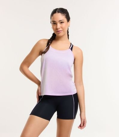 Musculosa Deportiva en Microfibra con Breteles Finos