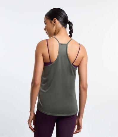 Musculosa Deportiva en Microfibra con Breteles Finos 3