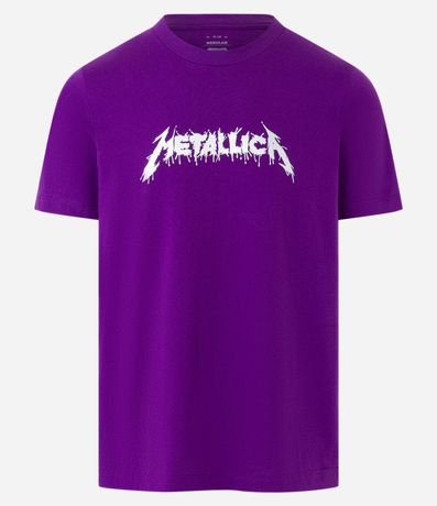 Remera en Algodón con Estampa Metallica 5