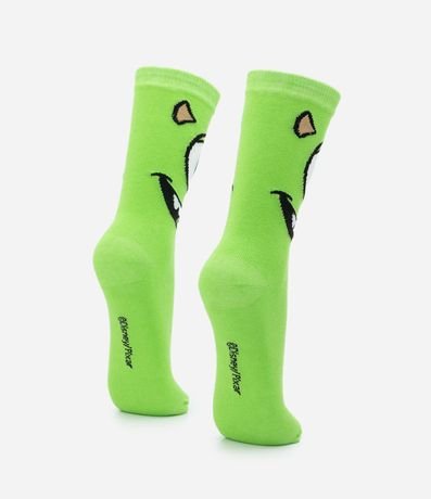 Media Caña Larga en Algodón con Estampado Mike Monstros SA 3