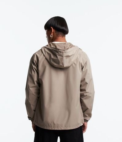 Campera Rompevientos con Capucha y Bolsillo con Cierre 8