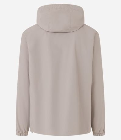 Campera Rompevientos con Capucha y Bolsillo con Cierre 10