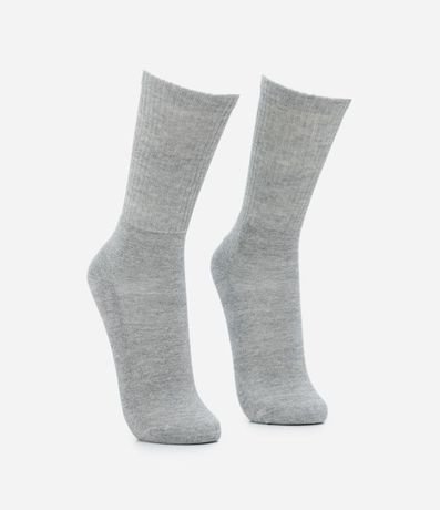 Media Caña Larga en Algodón con Textura Acanalada 2