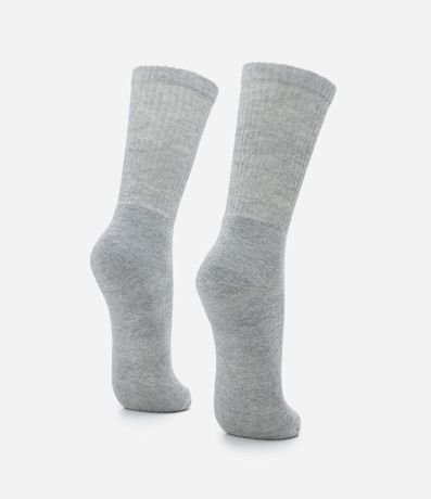 Media Caña Larga en Algodón con Textura Acanalada 3