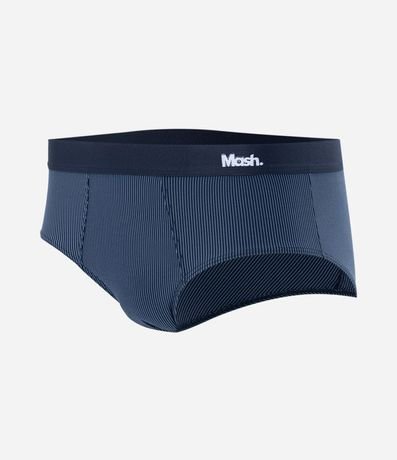 Calzoncillo Slip en Algodón con Rayas Verticais