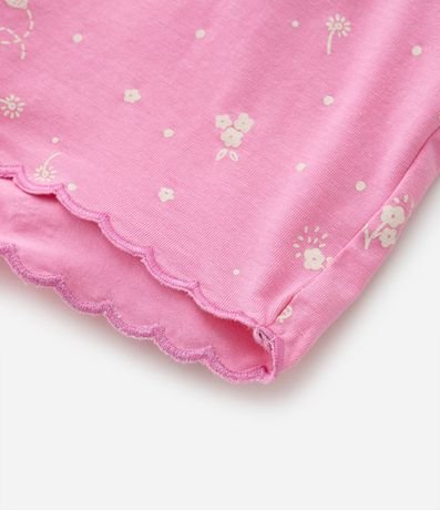 Short Clochard Infantil de Lunares con Flores - Talle 1 a 5 años 5