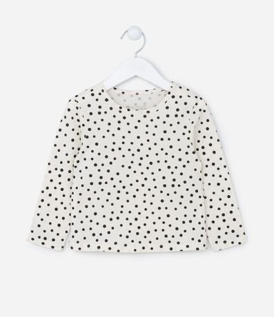 Blusa Infantil con Estampado de Lunares - Talle 1 a 5 años