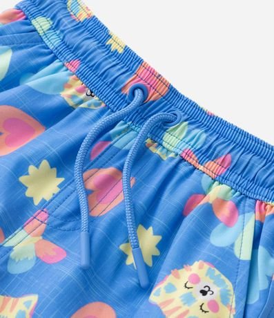 Short Infantil en Microfibra con Volado y Lazo - Talle 1 a 5 años 4