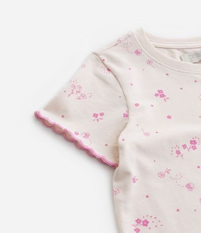 Blusa Infantil con Bolsillo y Estampa Floral - Talle 1 a 5 años 4
